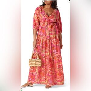 Trina Turk Acros Iris Maxi Size XXL